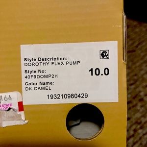 Michael kors heal camel Dorothy flex pump 10 New